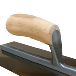 PREMIUM Finishing Trowel | Golden Stainless Steel | California Camelback Wood Handle