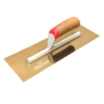 PREMIUM Finishing Trowel | Golden Stainless Steel | Comfort Cork Handle