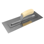 PREMIUM SuperFlex Trowel | Stainless Steel | California Camelback Wood Handle